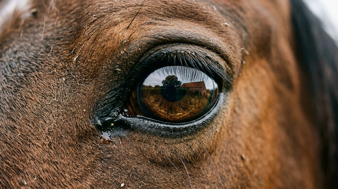 Un regard de cheval, Centre équestre Le Cheval Musical, Pélussin